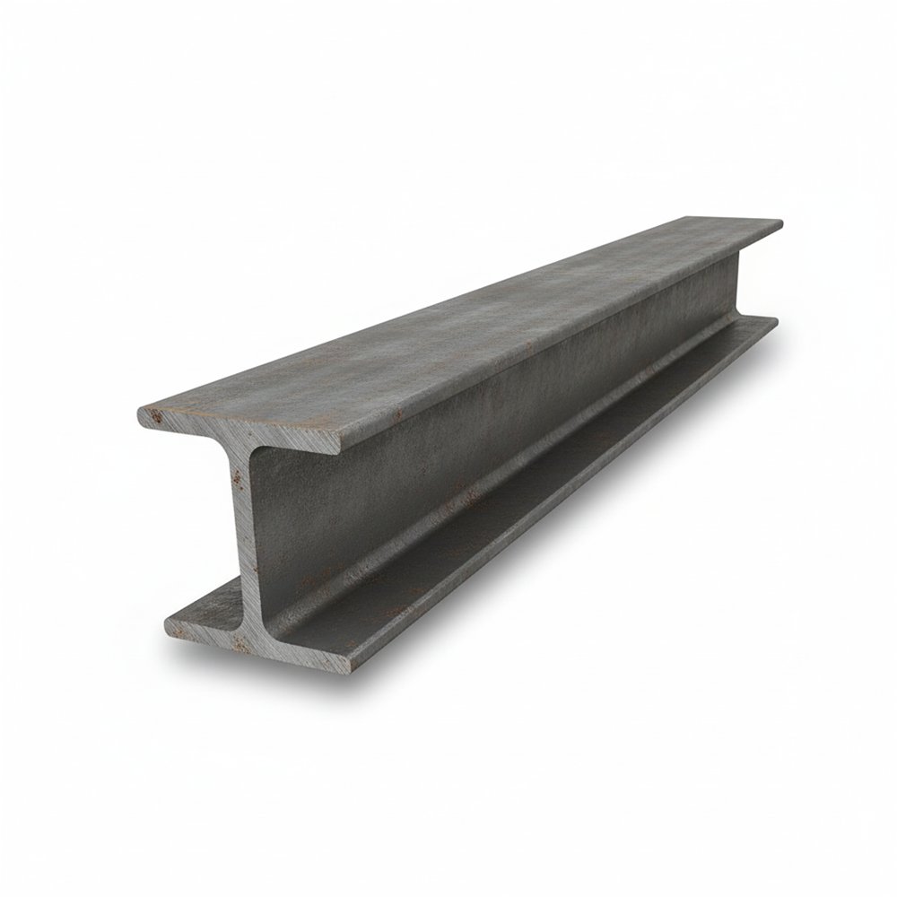 A mild steel I-beam