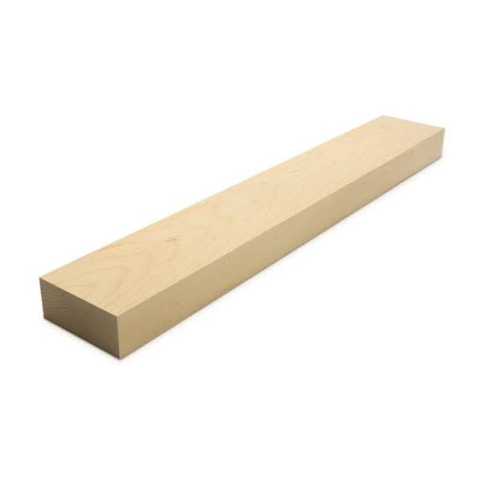 A planed white wood timber length